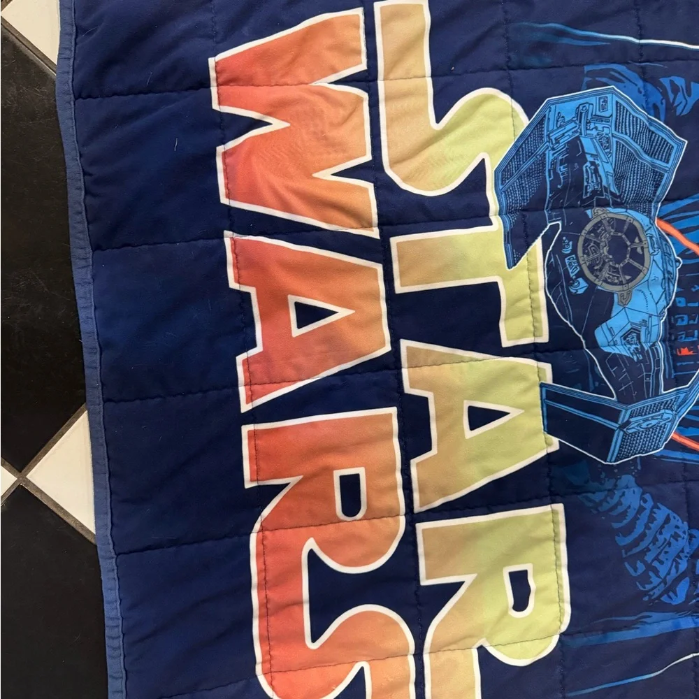 Star Wars the Mandalorian Grogu Weighted Blanket Multi-Color 36x48”
